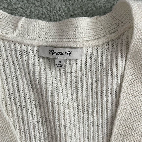 Madewell V-Neck Button-Front Long Cardigan Sweater size M - Picture 7 of 8